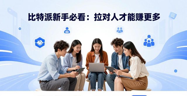 比特派新手必看：拉对人才能赚更多