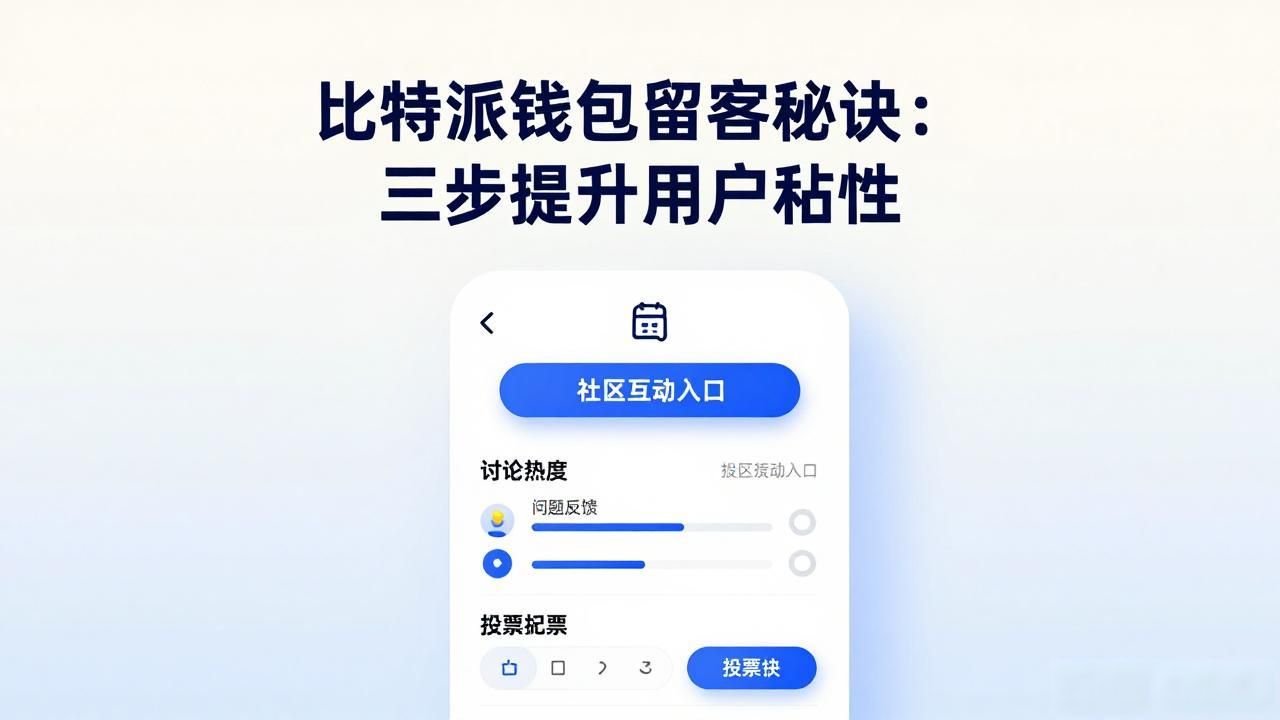 比特派钱包留客秘诀：三步提升用户黏性