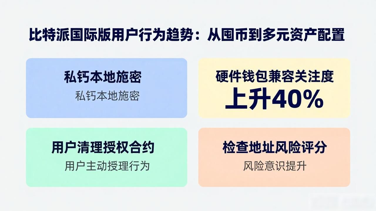 比特派国际版用户行为趋势:从囤币到多元资产配置