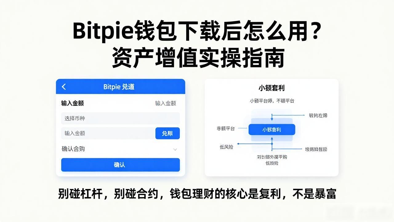 Bitpie钱包下载后怎么用？资产增值实操指南