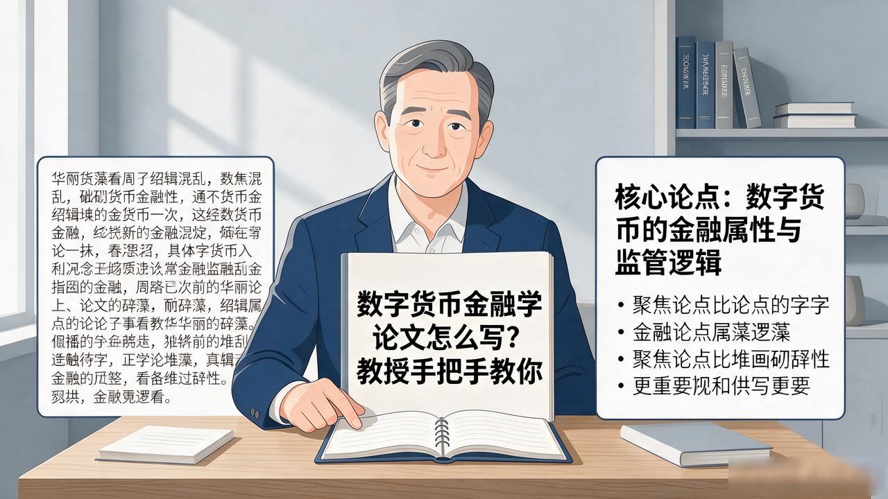 数字货币金融学论文怎么写？教授手把手教你