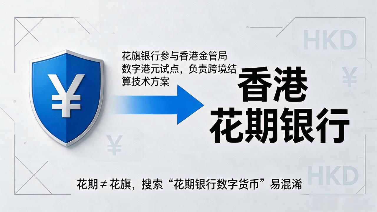 有人说香港花期银行出了数字货币，我翻了官网一圈，银行名就错了