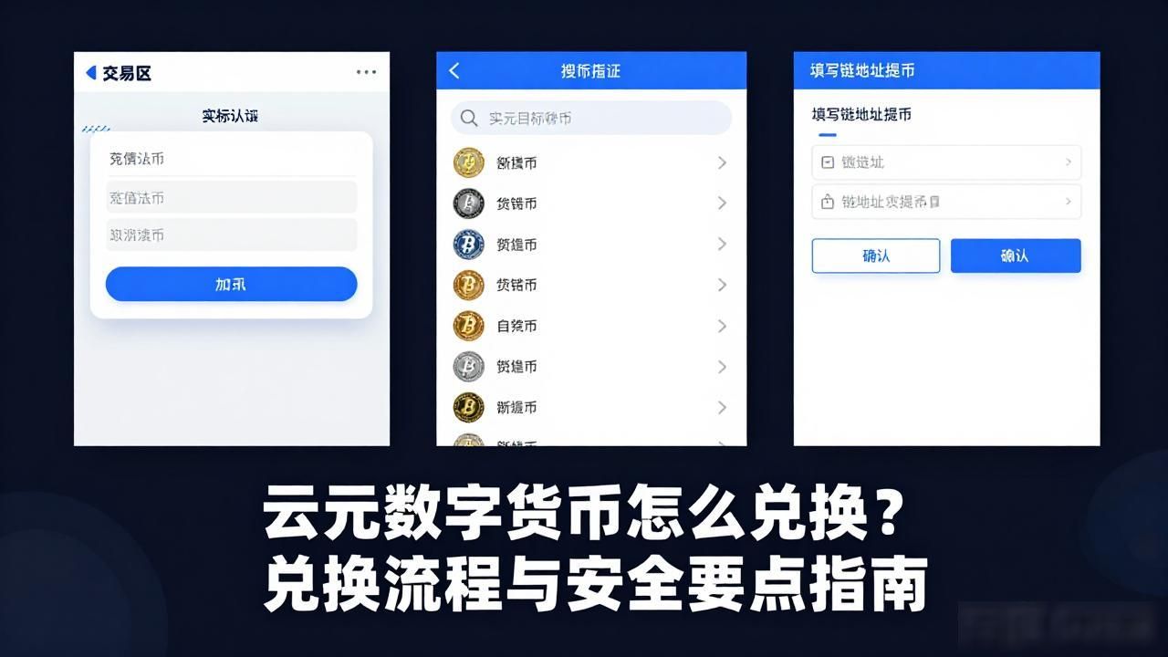 云元数字货币怎么兑换？兑换流程与安全要点指南