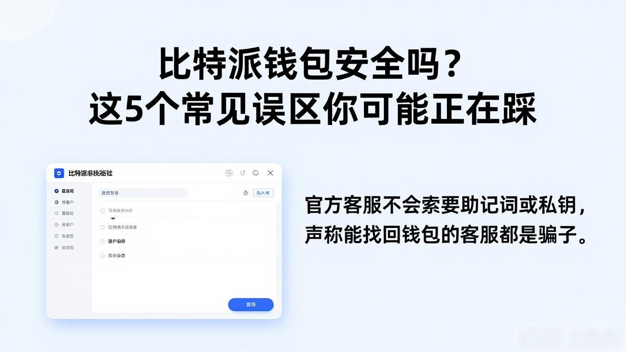 比特派钱包安全吗？这5个常见误区你可能正在踩