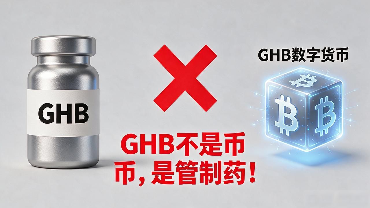 GHB不是币，是管制药！搜"GHB数字货币"的人先搞清