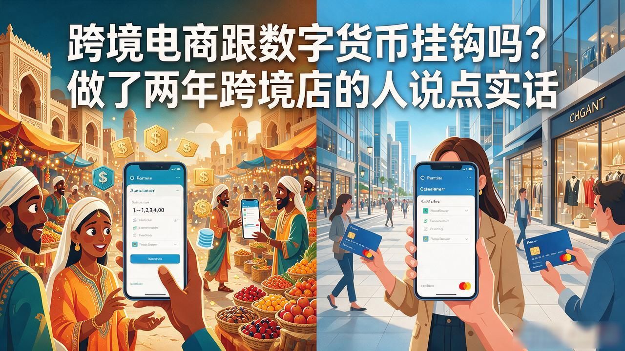 跨境电商跟数字货币挂钩吗？做了两年跨境店的人说点实话
