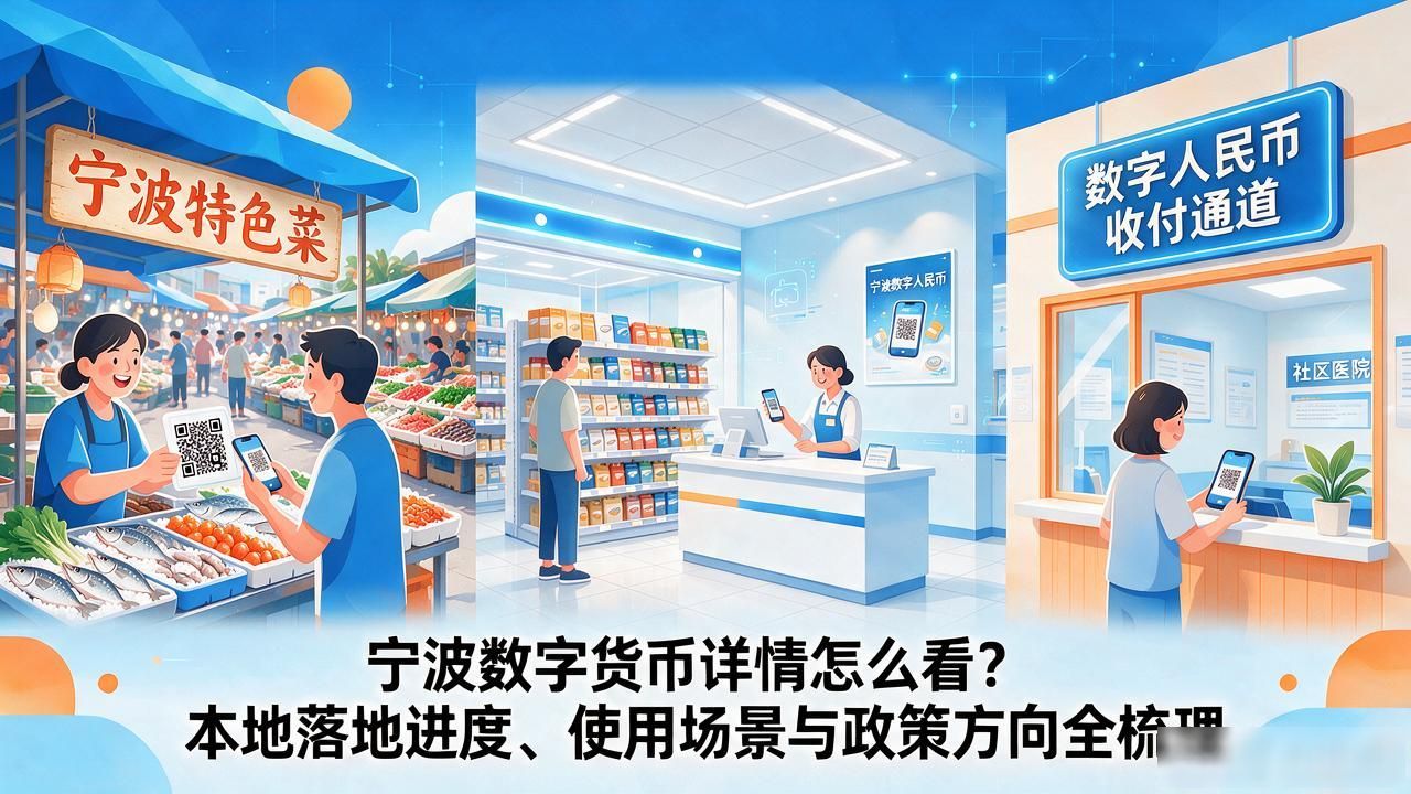 宁波数字货币详情怎么看？本地落地进度、使用场景与政策方向全梳理