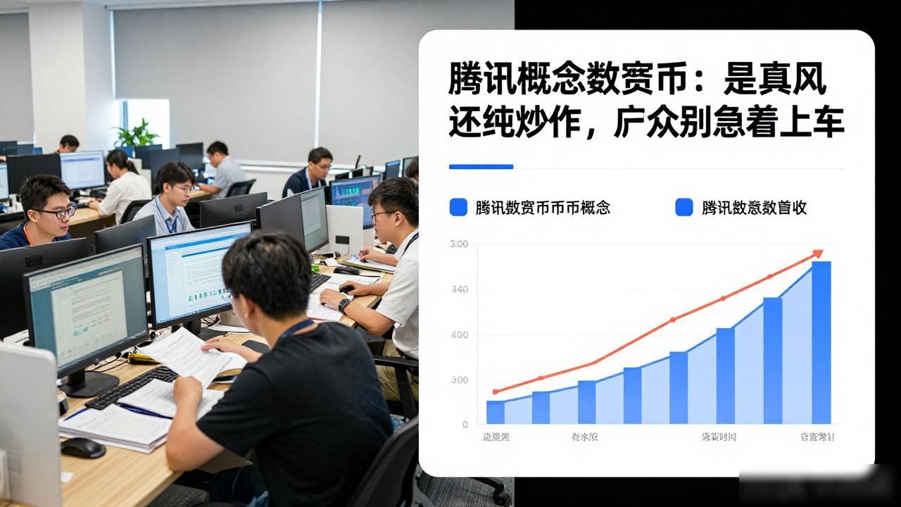 腾讯概念数字货币：是真风口还是纯炒作，散户别急着上车