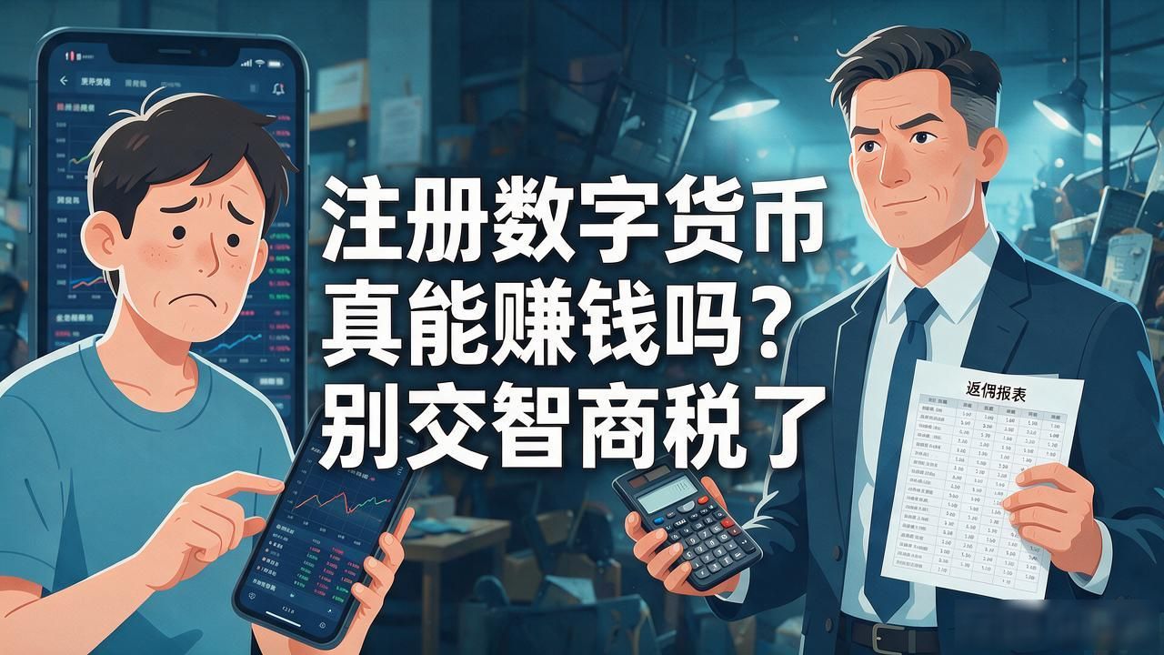 注册数字货币真能赚钱吗？别交智商税了