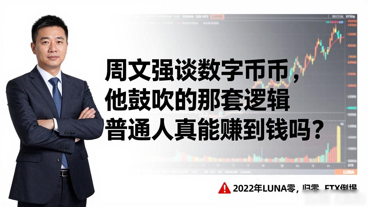周文强谈数字货币，他鼓吹的那套逻辑普通人真能赚到钱吗？