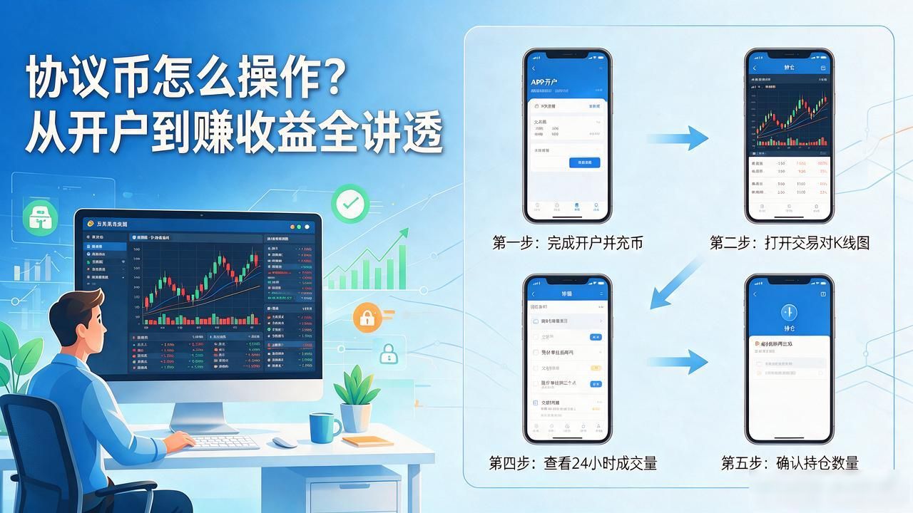 协议币怎么操作？从开户到赚收益全讲透