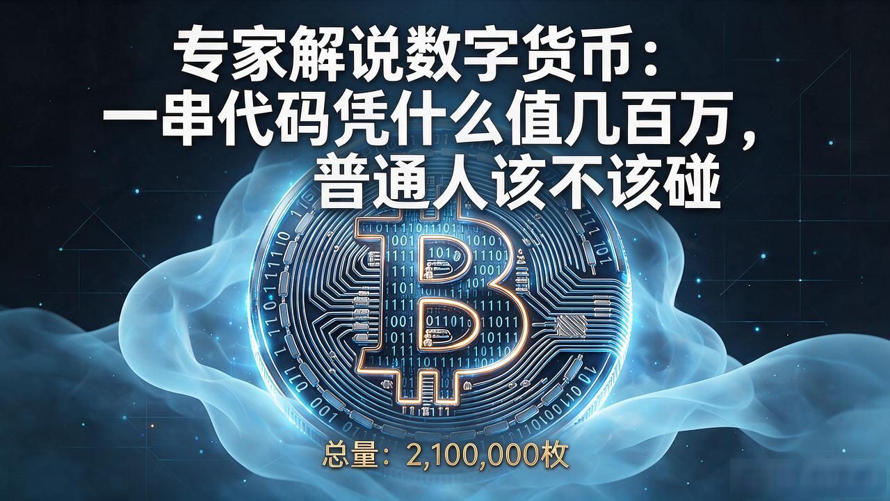 专家解说数字货币：一串代码凭什么值几百万，普通人该不该碰