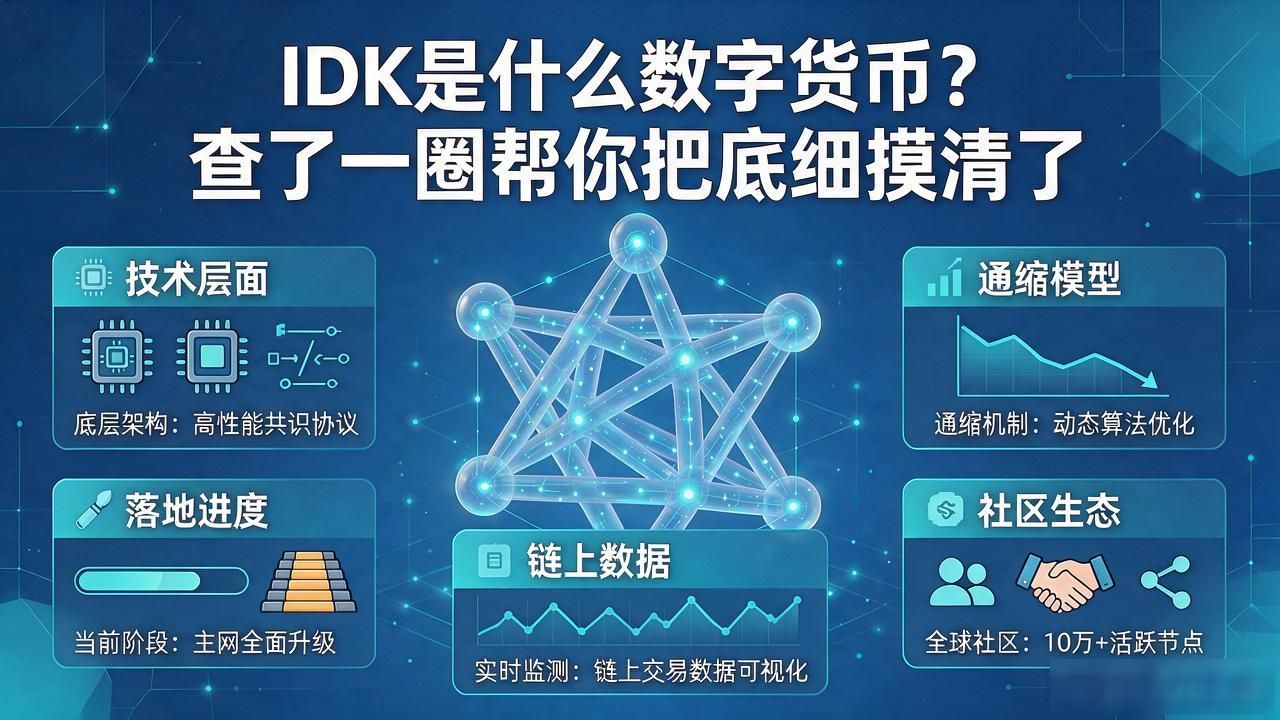 IDK是什么数字货币？查了一圈帮你把底细摸清了