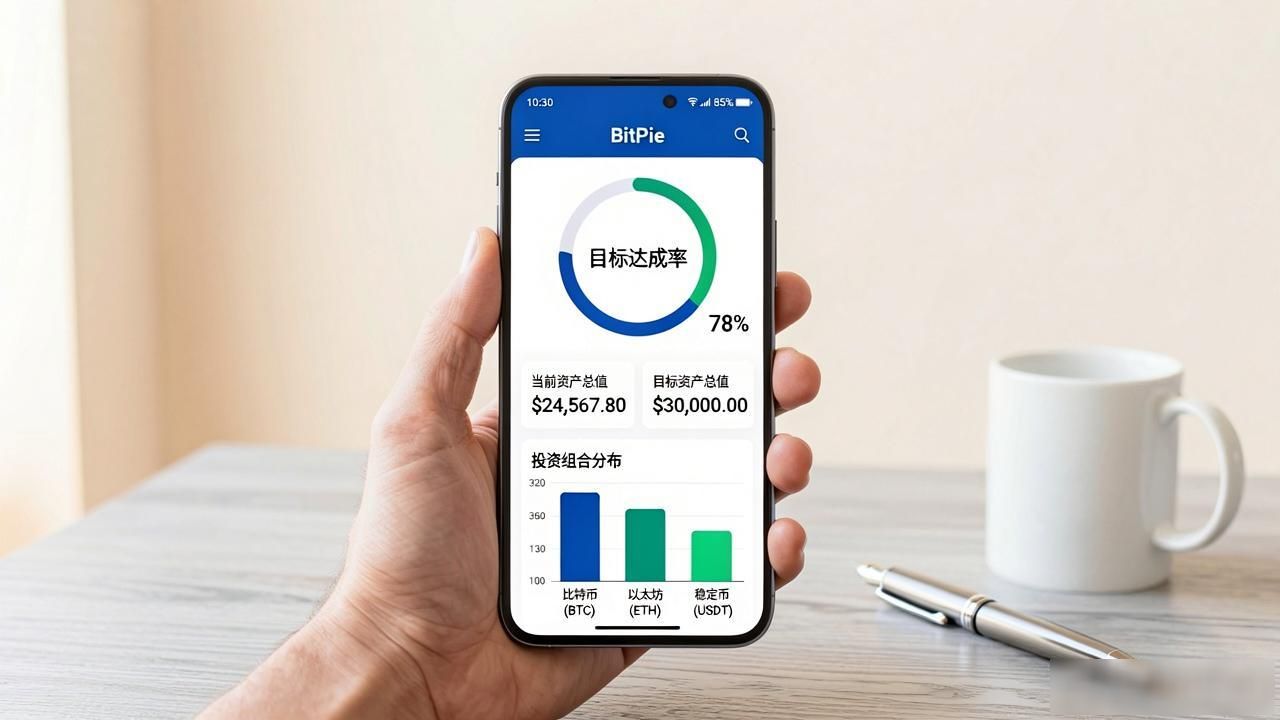 如何在比特派App里管钱定目标