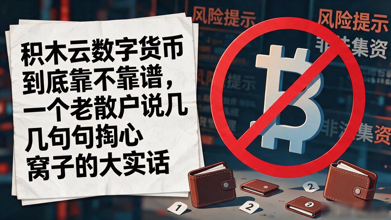 积木云数字货币到底靠不靠谱,一个老散户说几句掏心窝子的大实话