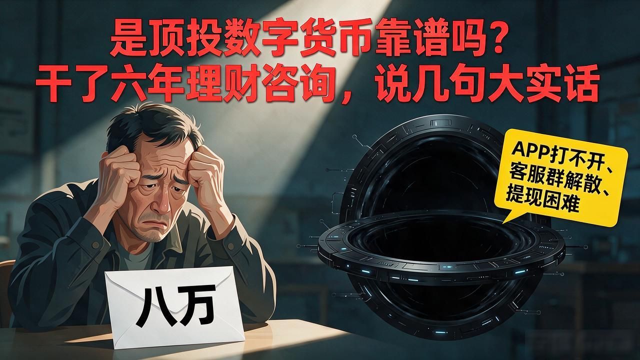 是顶投数字货币靠谱吗？干了六年理财咨询，说几句大实话