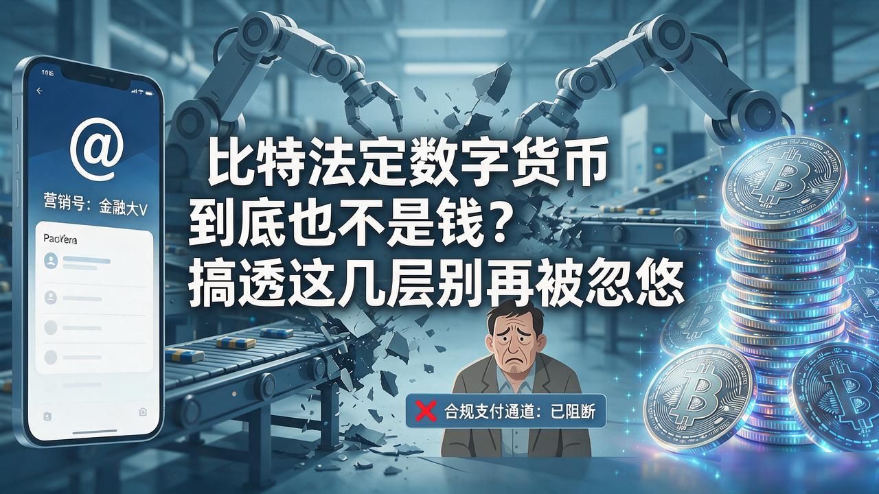 比特法定数字货币到底是不是钱?搞透这几层别再被忽悠