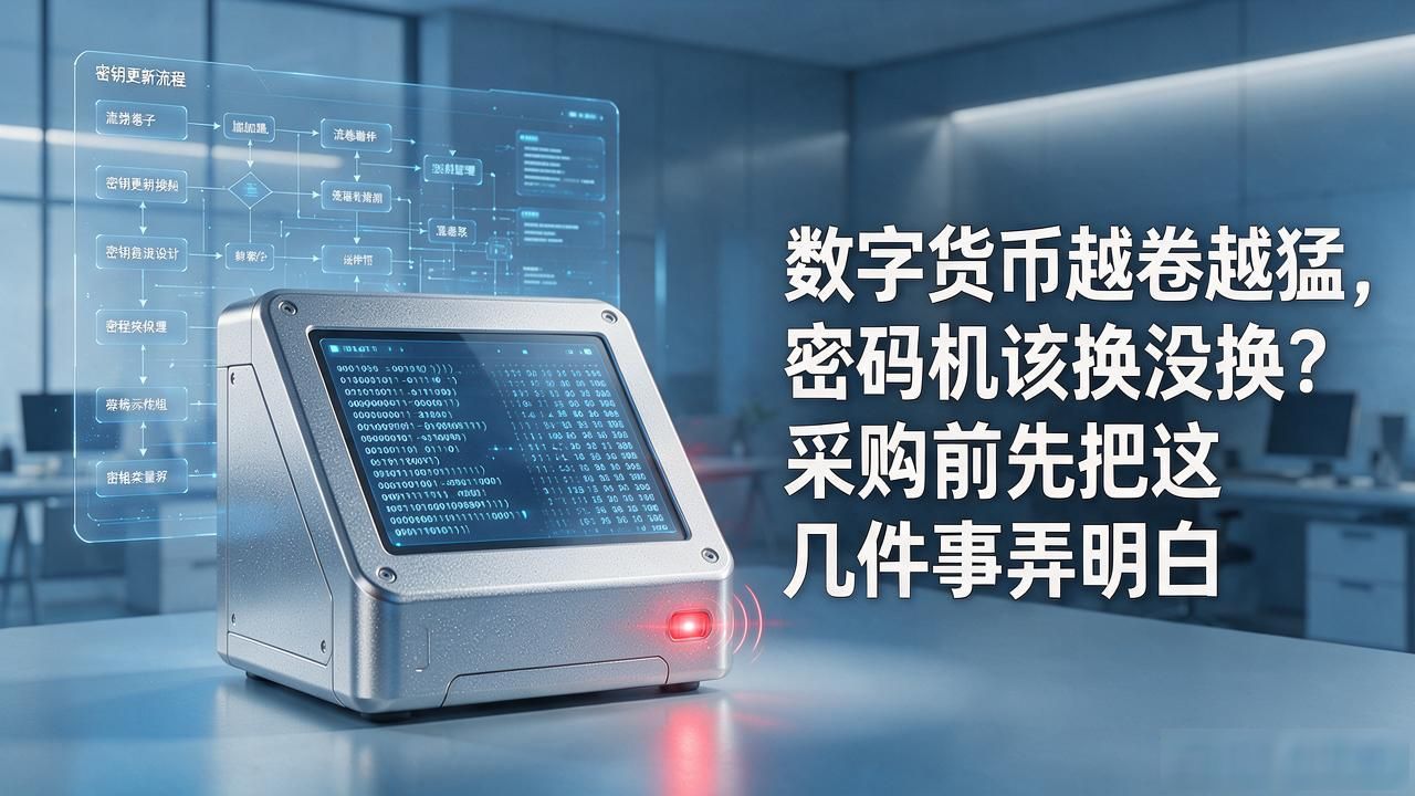 数字货币越卷越猛，密码机该换没换？采购前先把这几件事弄明白