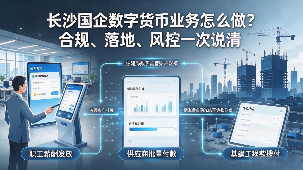 长沙国企数字货币业务怎么做？合规、落地、风控一次说清