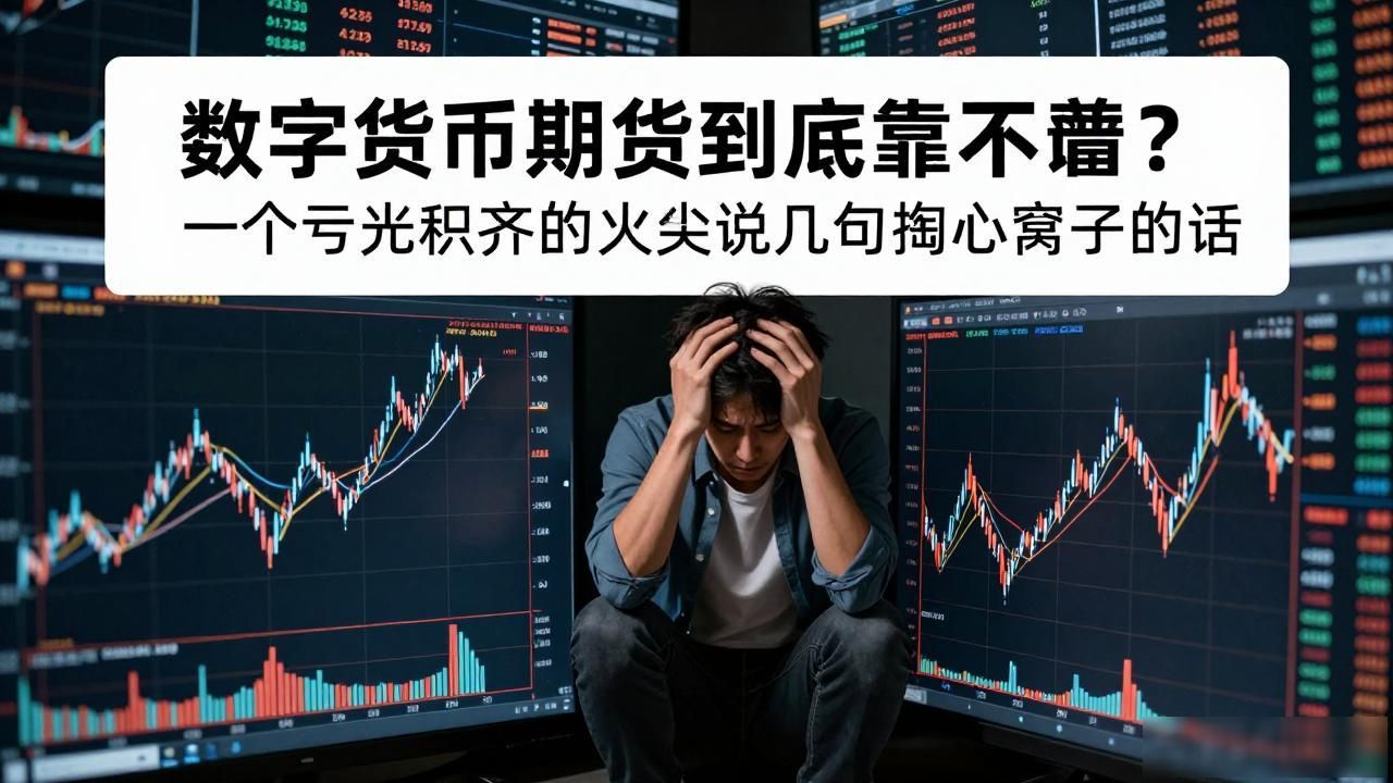 数字货币期货到底靠不靠谱？一个亏光积蓄的散户说几句掏心窝子的话