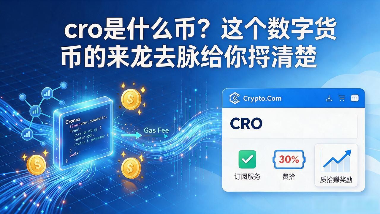 cro是什么币？这个数字货币的来龙去脉给你捋清楚