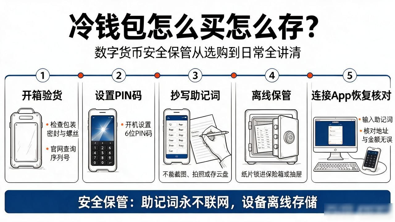 冷钱包怎么买怎么存？数字货币安全保管从选购到日常全讲清