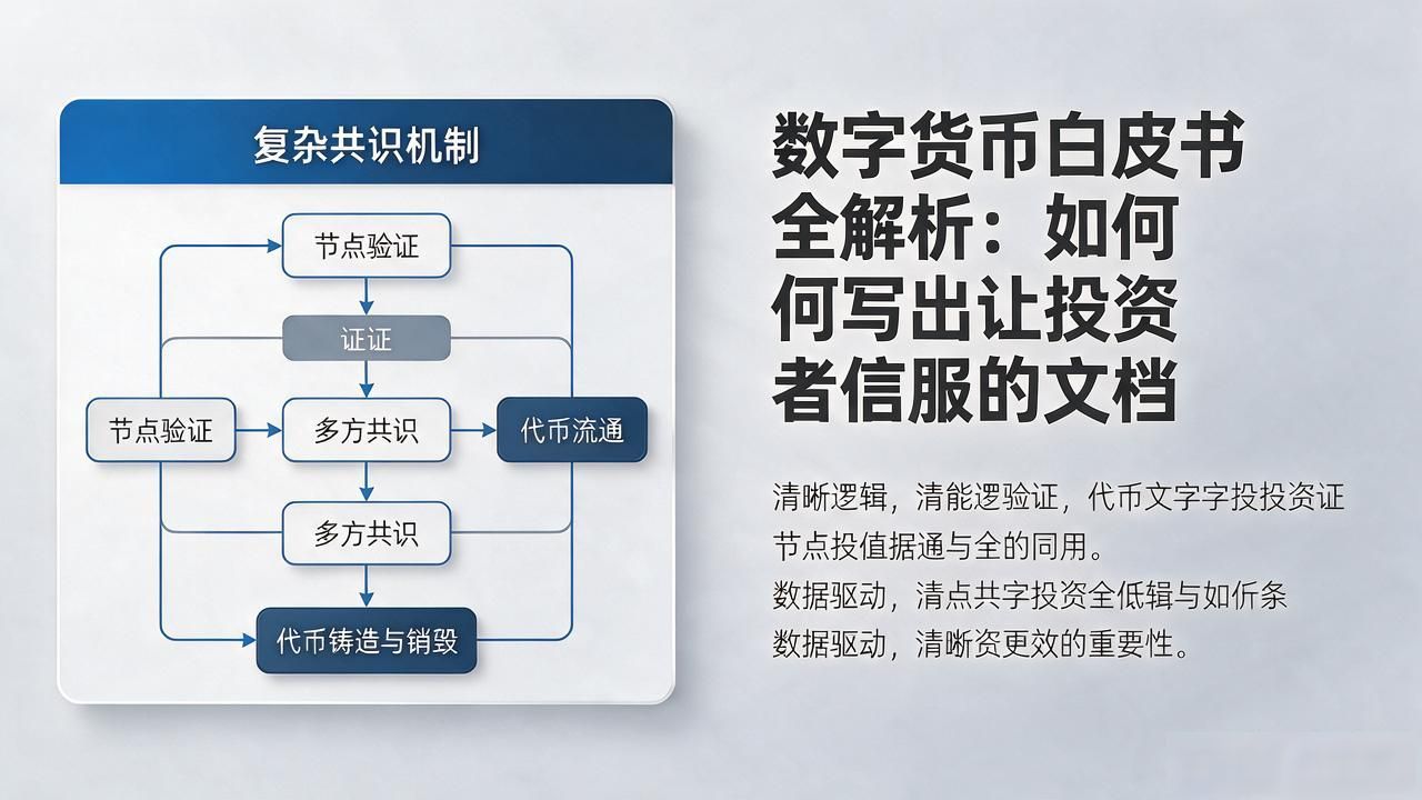 数字货币白皮书全解析:如何写出让投资者信服的文档