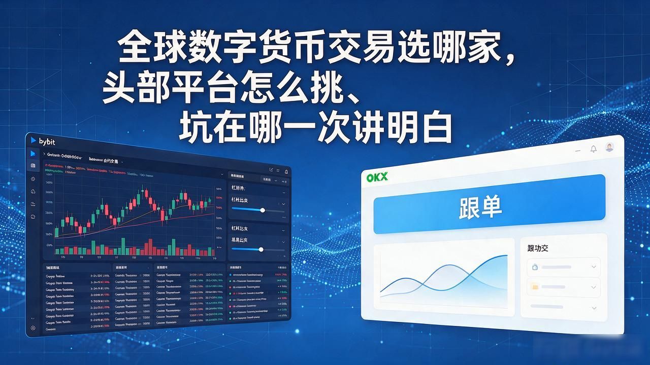 全球数字货币交易选哪家，头部平台怎么挑、坑在哪一次讲明白