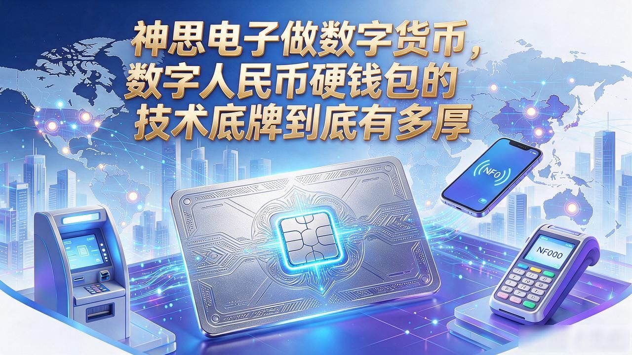 神思电子做数字货币，数字人民币硬钱包的技术底牌到底有多厚