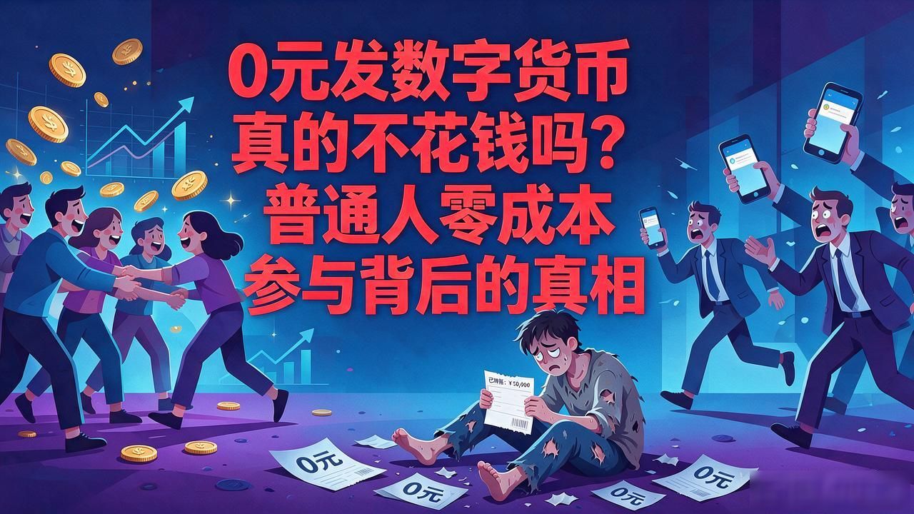 0元发数字货币真的不花钱吗？普通人零成本参与背后的真相