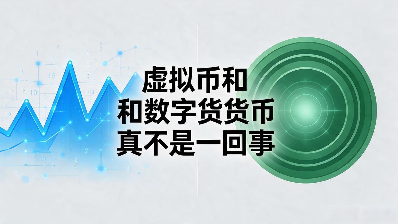 虚拟币和数字货币真不是一回事，搞混了亏的是真金白银
