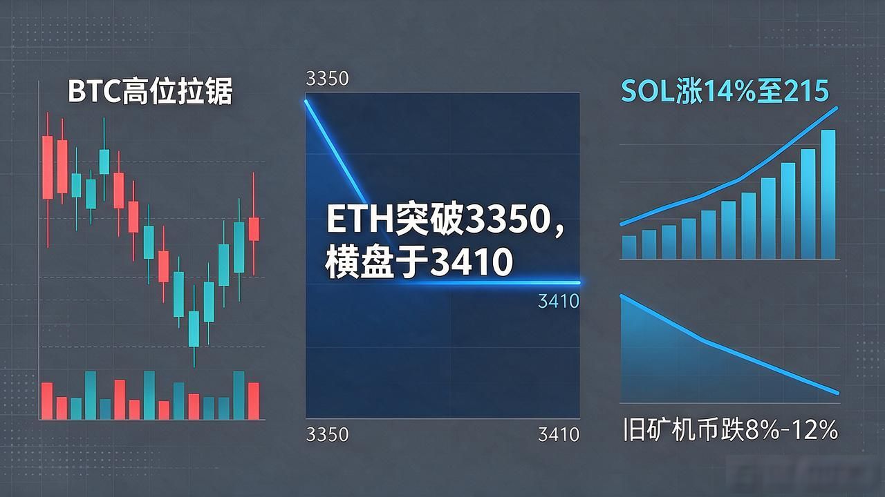 11日数字货币行情全复盘：BTC高位拉锯，山寨币两极分化