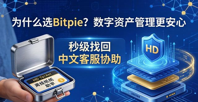 为什么选Bitpie?数字资产管理更安心