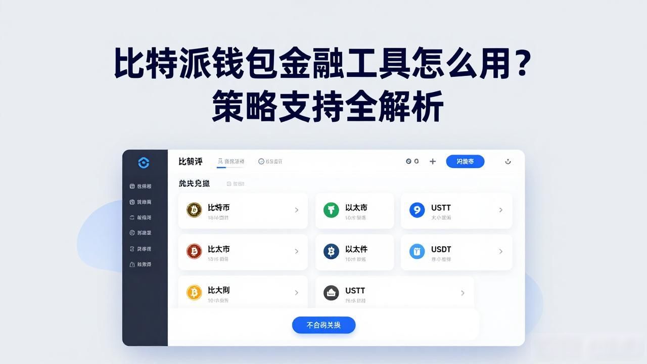 比特派钱包金融工具怎么用？策略支持全解析