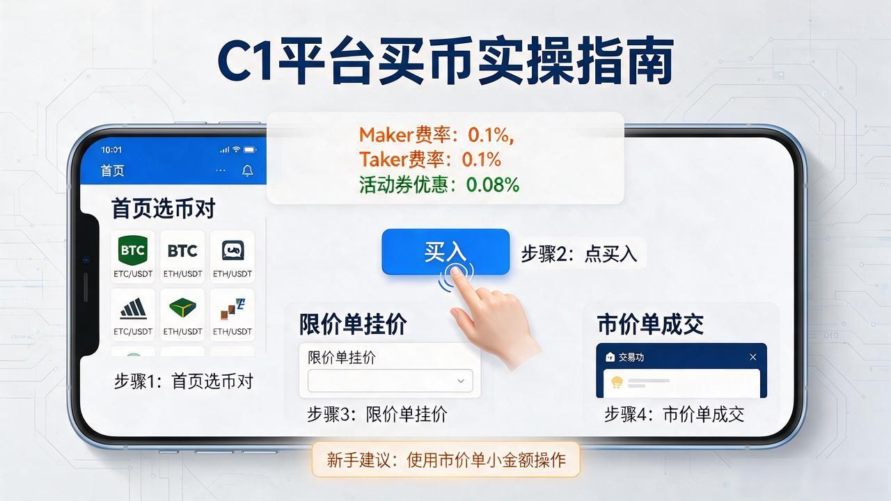 c1买数字货币怎么操作？老用户踩坑三年总结的实操指南